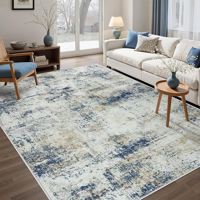 Area Rug Living Room Rugs: 5x7 Washable Rug by Tosuoka