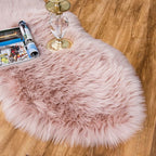 EasyJoy Ultra Soft Fluffy Shaggy Area Rug Faux Fur Rug Chair Cover Seat Pad - Image 6
