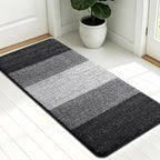 Kitinjoy Indoor Outdoor Door Mat, 54x24 Non-Slip Absorbent Dirt Trapper by Kitinjoy