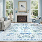 DCX Washable 9x12 Bow Rug, Cute Soft Low Pile Indoor Décor Carpet, Kid & Pet - Image 2