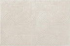 Pauwer 4x6 Washable Area Rugs for Living Room Modern Beige Solid Color Soft - Image 9