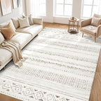 cotiled 7x9 Area Rugs Living Room Rug: Washable Boho Rugs - Image 7