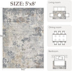 UERMEI 5x8 Area Rug Living Room Rugs - Image 2