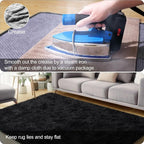 qulint 5x7 Area Rug for Living Room, Large Fluffy Black Carpet for Bedroom Soft - Image 5