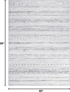 cotiled 5x8 Area Rugs Living Room Rug: Washable Boho Rugs - Image 2