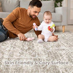 Vintage Living Room Area Rug 5x7 - Image 3