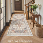 Tortania Area Rug 3x8 Runner Rugs - Image 2