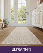 DEXI Hallway Runner Rug 2'4"x12', Non Slip Rubber Backed Runners Carpet - Image 3