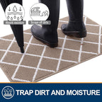 Finchitty Indoor Door Mat, Dirt Resistant and Absorbent, Low-Profile, Washable - Image 2
