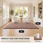 PURRUGS Easy Care Area Rug 4ft x 6ft, Non-Slip Machine Washable Entryway Rug - Image 8