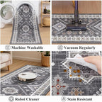 HEBE Washable Kitchen Rugs Runner 24"x72", Non Slip Hallway Runner Rug - Image 5