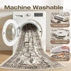 Washable 7x9 Area Rug for Living Room - Image 2