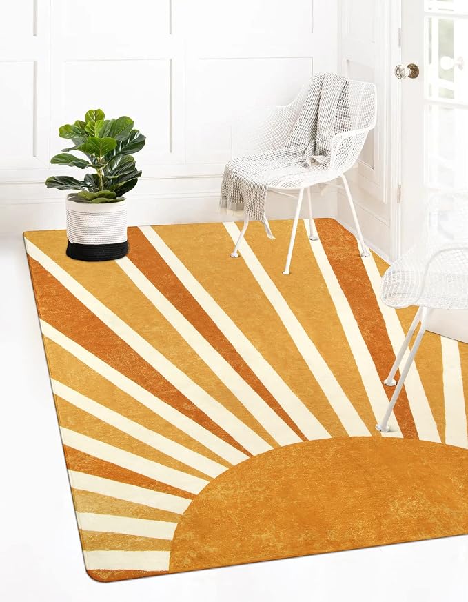 Lahome Boho Area Rug: 4'x6' Machine Washable & Non-Slip - Image 5