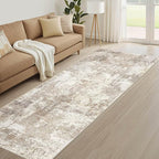 Runner Rug Kitchen Washable Rugs: 3x8 Non-Slip Abstract Soft Modern Stain - Image 8