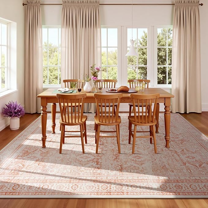 Lofus 9x12 Area Rug for Living Room, Soft Boho Carpets for Bedroom Dining Room - Image 6