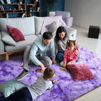 AROGAN Soft Rainbow Area Rugs for Girls Room 6x9 Feet, Fluffy Girls Bedroom Rugs - Image 6