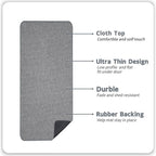 Bosap Bath Mat, Ultra Thin Bathroom Runner Rugs, Large Bath Mats - Image 2
