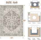 Tortania Area Rug Living Room Rugs - Image 2