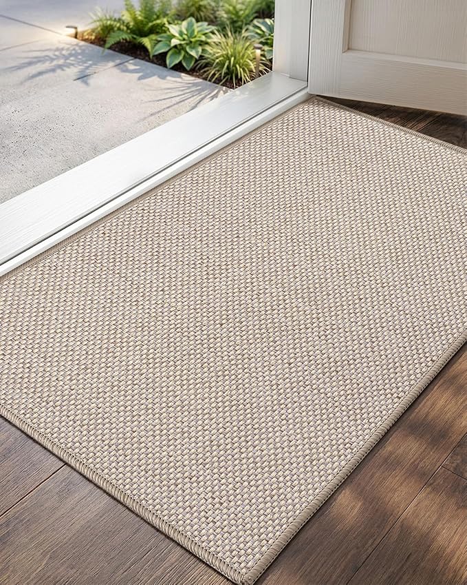 Color&Geometry Ultra-Thin Indoor Door Mat, Washable Doormat by COLORG