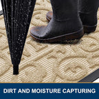 Smiry Welcome Door Mat Outside Entrance, Heavy Duty Trap Dirt and Moisture Easy - Image 3