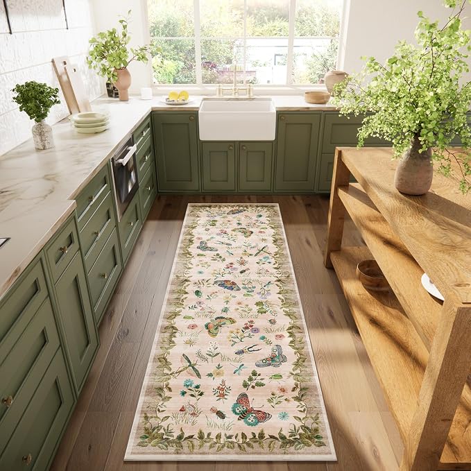 Machine Washable Hallway Runner Rugs: 2'6"x8' Kitchen Runner Stain Resistant - Image 7