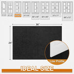 Mibao Front Door Mat Indoor Entrance, Dirt Trapper Welcome Mat - Image 3