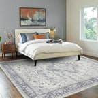 Rugxara 5X7 Washable Area Rug for Living Room, Vintage Large Boho Rugs for - Image 4