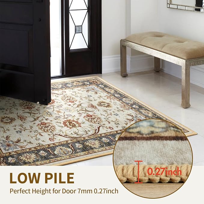 5x7 Ft Machine Washable Area Rugs - Image 5