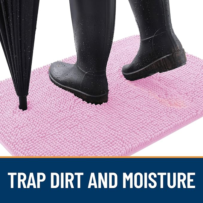 OLANLY Dog Door Mat for Muddy Paws 54x32, Absorbs Moisture and Dirt, Absorbent - Image 2