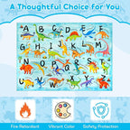 5x7 ABC Classroom Rug for Kids Playroom, Alphabet Rug - Image 5