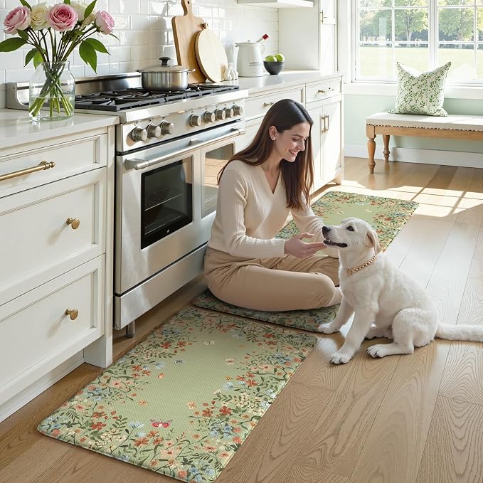 KIMODE Kitchen Mats for Floor Anti Fatigue, Padded Kitchen Floor Mats, Comfort - Image 8