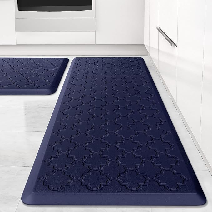 Kitchen Mat Cushioned Anti-Fatigue Floor Mat Water Resistant Non-Skid Kitchen by SoftDuo