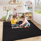 Amearea 5x5 Square Area Rugs for Bedroom Living Room, Modern Black Thickened - Image 4