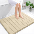 OLANLY Memory Foam Bath Mat 40x32, Super Soft Absorbent Bathroom Rugs, Quick Dry by OLANLY