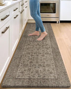 DEXI Kitchen Floor Mats Cushioned Anti Fatigue Runner Rug, 23x86 Mottled Brown by DEXI
