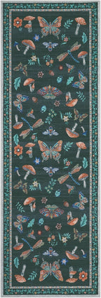 ROYHOME Mushroom Insect Rug 2x6 Runners - Image 4