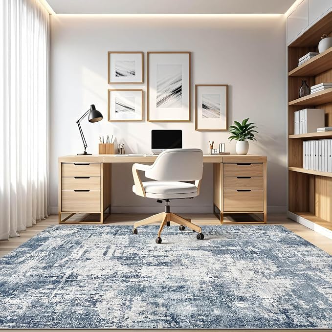 10X14 Area Rugs Living Room: Washable Large Abstract Soft Rug Stain Resistant - Image 8