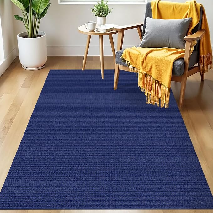 IOHOUZE Washable Area Rug 3x5 Non Slip Woven Rugs - Image 8