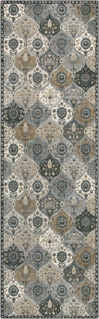 Lahome Moroccan Trellis Washable Runner Rug, 2x6 Runners - Image 2