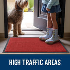OLANLY Front Door Mat Indoor Outdoor Entrance, Waterproof Heavy Duty Doormat - Image 7