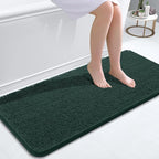 OLANLY Bathroom Runner Rugs 47x20, Soft Absorbent Chenille Bath Rugs, Rubber by OLANLY
