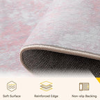 RELEANY Washable Area Rugs Square 7ft Non-Slip Modern Abstract Soft - Image 4