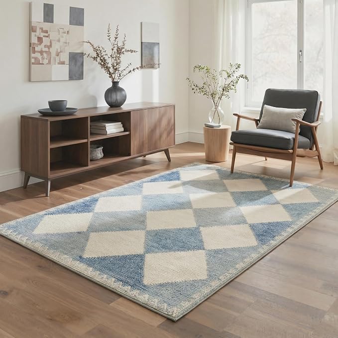 GENIMO Outdoor & Indoor Area Rug 5'x7', Waterproof, Non-Shedding, Easy Cleaning - Image 3