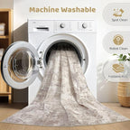 7x9 Area Rug Living Room: Washable Large Abstract Soft Rugs Stain Resistant - Image 2