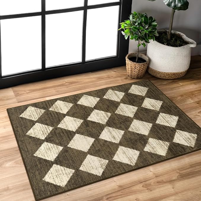 Lahome Zelie Small 2x3 Kitchen Rugs Non Slip, Machine Washable Entryway Rugs by Lahome
