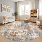 DMOYEST 10ft Round Area Rug Living Room Rugs - Image 8