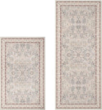 GRANNY SAYS Boho Kitchen Rug Sets of 2, Non Slip Washable Faux Wool Kitchen Mats - Image 9