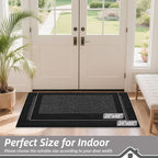 BEQHAUSE Indoor Door Mat 20" x 48", Dirt Trapper Door Mats Non-Slip Entryway - Image 2