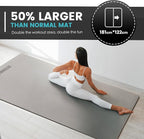 UMINEUX Large Yoga Mat for Men and Women 1/4 & 2/5 Inch Extra Thick TPE Fitness - Image 4