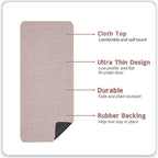 Bosap Bath Mat, Ultra Thin Bathroom Runner Rugs, Large Bath Mats - Image 2